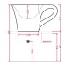 Раковина ArtCeram Cup Livingtec OSL005 01;00