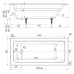 Чугунная ванна Delice Parallel 170х80 DLR220502R-AS на ножках