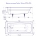 Чугунная ванна Delice Biove 170х75 DLR220509R-AS на ножках