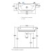 Раковина Globo Forty3 70х27 SCT70.BI*1sx