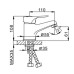 Смеситель для раковины Frap H28 F1028-B
