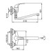 Смеситель для ванны Frap H29 F2129-B