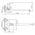 Смеситель для ванны Frap H13 F2213