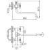 Смеситель для ванны Frap H27 F2227-2