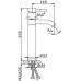 Смеситель для раковины Frap H52 F1052-2