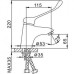 Смеситель для раковины Frap H54 F1054
