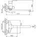 Смеситель для ванны Frap H220 F22063