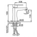 Смеситель для раковины Frap H48 F1048