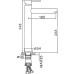 Смеситель для раковины Frap H801 F10801-2