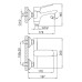Смеситель для ванны Frap H62-9 F3262-9