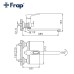 Смеситель для ванны Frap H49-6 F2249-6