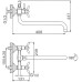 Смеситель для ванны Frap H12 F2612