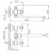 Смеситель для ванны Frap H732 F22732-B