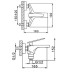 Смеситель для ванны Frap H57 F3257
