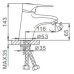 Смеситель для раковины Frap H04 F1004