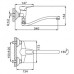 Смеситель для ванны Frap H28 F2128-B
