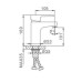 Смеситель для раковины Frap H30-4 F1030-4