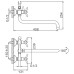 Смеситель для ванны Frap H12 F2612-3