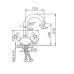 Смеситель для раковины Frap H19 F1319