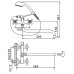 Смеситель для ванны Frap H19 F2619-3