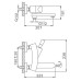 Смеситель для раковины Frap F1081