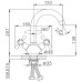 Смеситель для раковины Frap H732 F13732-B