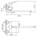 Смеситель для ванны Frap H44-8 F2244-8