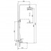 Душевая стойка Frap H71-6 F2471-6