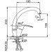 Смеситель для кухни Frap H21-5 F4121-5