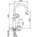 Смеситель для кухни Frap H52 F4052