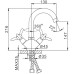 Смеситель для раковины Frap H12 F1312