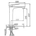 Смеситель для раковины Frap H52 F1052-54
