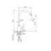 Смеситель для кухни Frap F40563