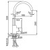 Смеситель для кухни Frap H52 F4052-5