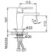 Смеситель для раковины Frap H34 F1034
