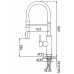 Смеситель для кухни Frap F4452-7