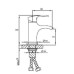 Смеситель для раковины Frap H69 F1069