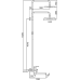 Душевая стойка Frap F24801-6