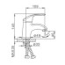 Смеситель для раковины Frap H21 F1021