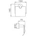 Держатель для туалетной бумаги Frap F302 F30203