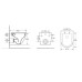 Подвесной унитаз D&K Matrix DT1396516