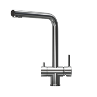 Смеситель для кухни Granula Kitchen space KS-7011 сталь сатин