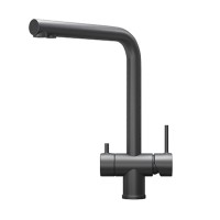 Смеситель для кухни Granula Kitchen space KS-7011 графит матовый