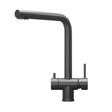 Смеситель для кухни Granula Kitchen space KS-7011 графит матовый