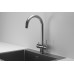 Смеситель для кухни Granula Kitchen space KS-7104 сталь сатин