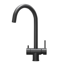 Смеситель для кухни Granula Kitchen space KS-7104 черный матовый