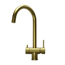 Смесители для кухни Granula Kitchen Space KS-7104 золото сатин