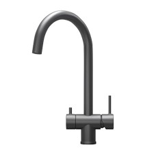 Смеситель для кухни Granula Kitchen space KS-7104 графит матовый