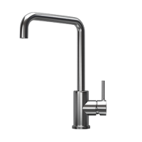 Смеситель для кухни Granula Kitchen space KS-7110 сталь сатин