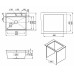 Кухонная мойка Granula Kitchen Space 60х51 KS-6051 сталь сатин